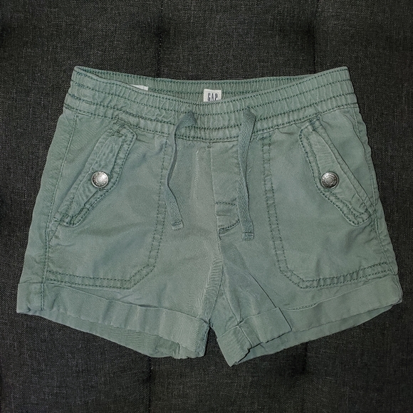 GAP Kids Green Denim Shorts - Picture 1 of 6